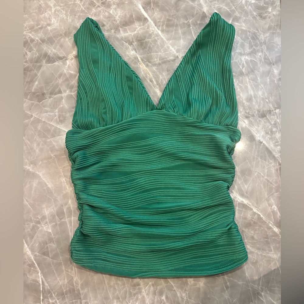 Emerald Green Sleeveless Top